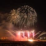 un beau feu d'artifice